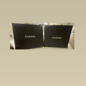 CHANEL Elegant Black Gift Bags